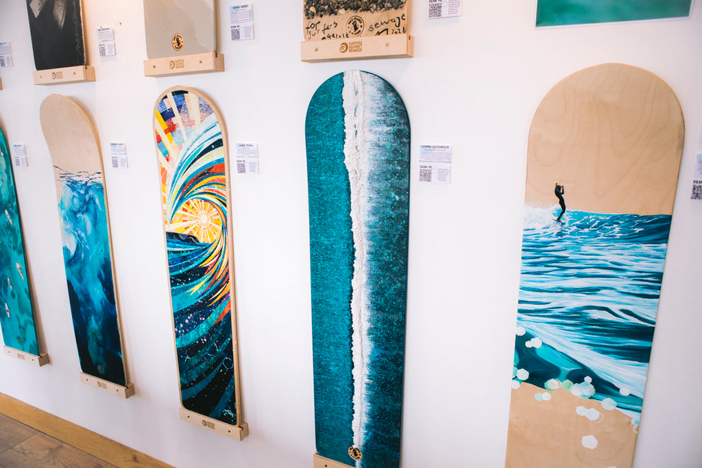 Own A Bit Of Beautiful Bellyboard Artwork With The Surf Wood For Good Auction